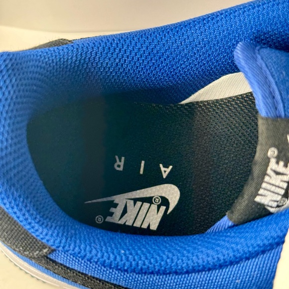 Blue and white color block sneakers - Picture 4 of 6